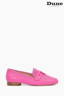 Dune London Pink Gallivant Charm Tassel Loafers (D83419) | $118