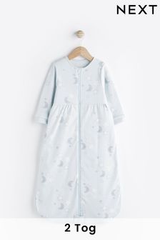 Blue Moon & Stars Baby 100% Cotton Long Sleeve 2 Tog Sleep Bag (D83612) | ₪ 98 - ₪ 112
