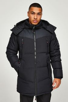 Черная дутая куртка Zavetti Canada Fevaldo (D83820) | €109