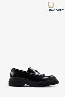 Fred Perry Black Loafer Shoes (D83848) | 552 zł