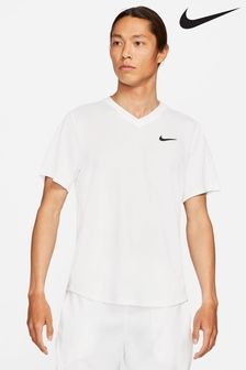 Nike White Dri-FIT Court Victory Tennis T-Shirt (D83893) | €54