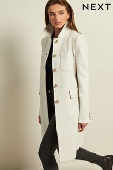 Winter White Dolly Coat (D84780) | €62