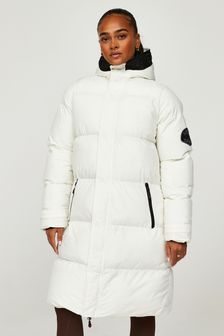 Zavetti Canada Cream Alora Longline Puffa Jacket (D85970) | €78