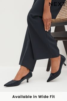Navy Blue Regular/Wide Fit Forever Comfort® Kitten Heel Court Shoes (D86563) | 42 €