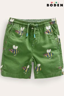 Boden Green Pull-on Drawstring Shorts (D86611) | €34 - €40