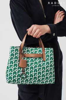 Radley London Medium Green Finsbury Park Lily Pad Zip Top Multiway Bag (D86676) | CA$405