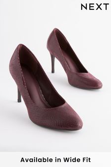 Berry Red Regular/Wide Fit Forever Comfort® Round Toe Court Shoes (D86703) | 16 €