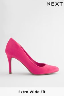 Bright Pink Extra Wide Fit Forever Comfort® Round Toe Court Shoes (D86721) | 42 €