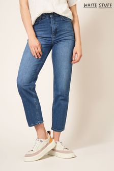 White Stuff Blue Miley Relaxed Straight Jeans (D86767) | $107