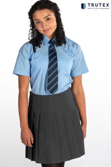 Серый - Школьная юбка со складками для старших девочек Trutex (D86804) | €33 - €37