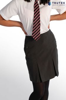 Серый - Школьная юбка с двумя складками для старших девочек Trutex (D86806) | €29 - €33