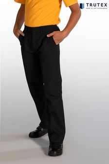 Črna - Trutex fantovske šolske hlače običajnega kroja (D86813) | €19