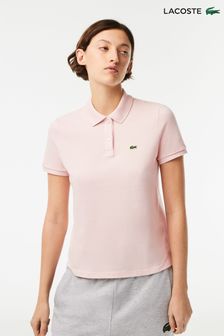 Lacoste Women Pink Core Essentials Short Sleeve Best Polo Shirt (D87143) | €56