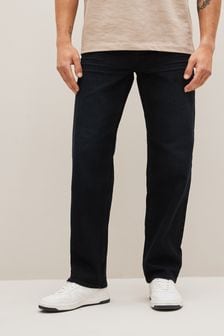Ink Blue Essential Stretch Straight Fit Jeans (D87201) | $30
