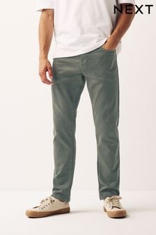 Green Slim Motion Flex Stretch Straight Fit Jeans (D87213) | KRW47,800