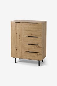 MADE.COM Distressed Oak Effect Damien Highboard (D87309) | €541