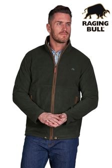 Raging Bull Green Fleece Zip Through Jacket (D87696) | $153 - $170