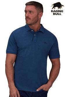 Raging Bull Blue Classic Organic Polo (D87703) | $84 - $93