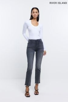 River Island Ultimate Jeans in Slim Fit, Schwarz (D87877) | 34 €