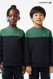 Lacoste Green Color Block Children Sweatshirt (D88000) | ₪ 256 - ₪ 326