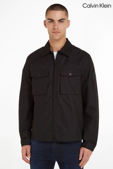 Lekka czarna koszulo-kurtka Calvin Klein z materiałów z recyklingu (D88055) | 1,070 zł