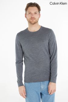 Calvin Klein Superior Wool Crew Neck Sweater