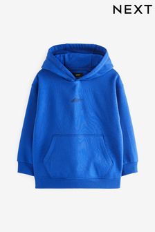 Bleu - Sweat à capuche en jersey uni (3-16 ans) (D88080) | €8 - €16