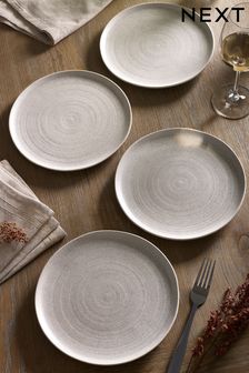 Stone Kya Dinnerware Set of 4 Side Plates (D88317) | OMR10