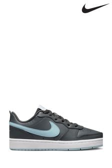 Grau/Blau - Nike Court Borough Niedriger Sneaker für Jugendliche (D88781) | 54 €