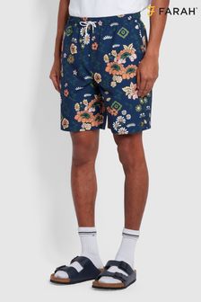 Farah Blue Colbert Floral Print Swim Shorts (D88945) | €25
