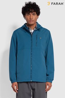 Farah Westchester Hooded Jacket in Atlantic Blue (D88954) | $206