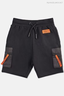Angel & Rocket Niko Black Nylon Pocket Shorts (D89023) | $32 - $38