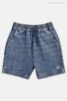 Modre kratke hlače iz denima s potiskom blagovne znamke Angel &Rocket Karson (D89075) | €11 - €13