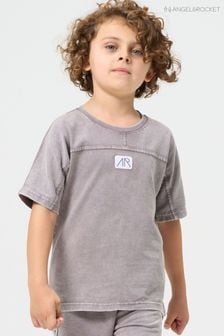 Gris - T-shirt Angel & Rocket Evan délavé à l’acide (D89076) | €13 - €19