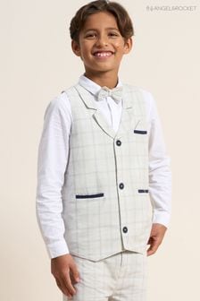 Angel & Rocket Grey Emerson Check 3 Piece Waistcoat Set (D89588) | €19 - €21.50