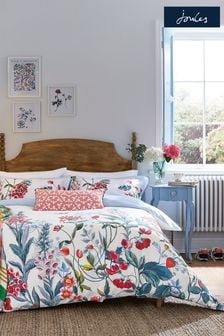 Joules Beyaz Permakültür Bordür Nevresim ve Yastık Kılıfı Seti (D89773) | ₺ 1,961 - ₺ 3,461