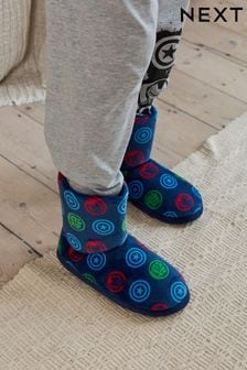 Marvel Blue Warm Lined Slipper Boots (D89822) | 15 € - 18 €