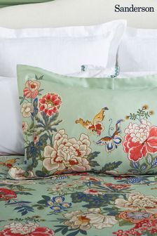 Sanderson Green Emperor Peony Oxford Pillowcase (D89913) | ₪ 102