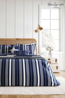 Helena Springfield Blue Hamptons Stripe Duvet Cover and Pillowcase Set (D89940) | €61 - €116