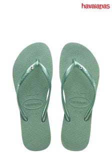 Зеленый - Havaianas сандалии зауженного кроя с кристаллами (D90093) | €52