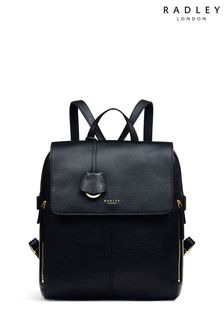 Radley London Black Lorne Close Large Flapover Backpack (D90192) | kr2,973
