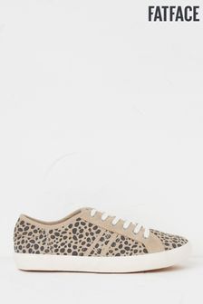 FatFace Natural Harlow Animal Print Trainers (D90551) | 155 zł