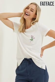 FatFace Natural National Forest Embroidered Graphic T-Shirt (D90562) | €38