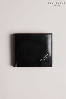 Ted Baker Prugs Embossed Corner Leather Bifold Coin Wallet