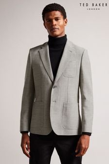 Ted Baker Grey Luccaj Slim Fit Wool Jacket (D90618) | 249 €
