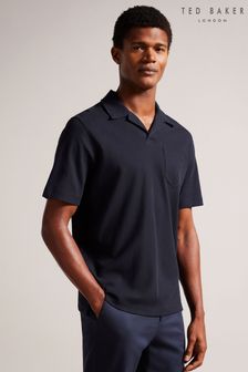 Ted Baker Arkes Kurzärmeliges Polo-Shirt in Regular Fit, Blau (D90619) | 98 €