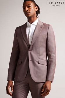 Ted Baker Pink Byronj Slim Fit Wool Jacket (D90653) | €179