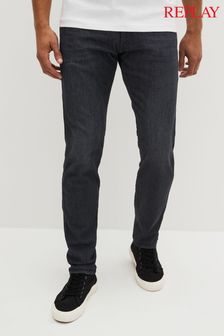 黑色 - Replay Anbass窄版合身牛仔褲 (D90861) | NT$5,130