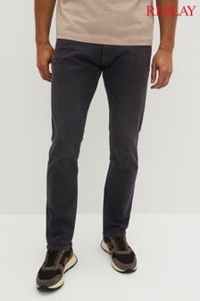 黑色 - Replay Rocco寬鬆直筒牛仔褲 (D90868) | NT$5,600