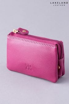 Клюквенный розовый - Кожаный кошелек для монет с защитой Lakeland Leather (D91255) | €27